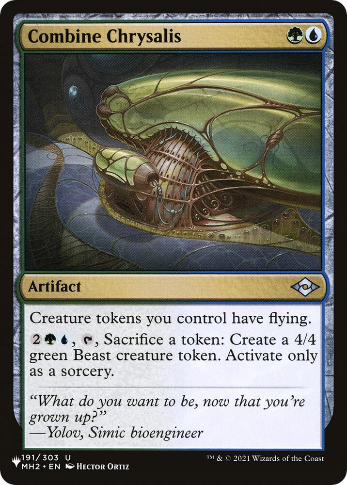 Combine Chrysalis 191/303 card from The List Reprints