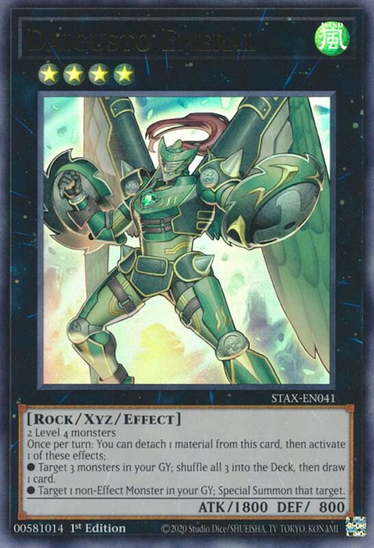 Daigusto Emeral STAX-EN041 card from 2-Player Starter Set