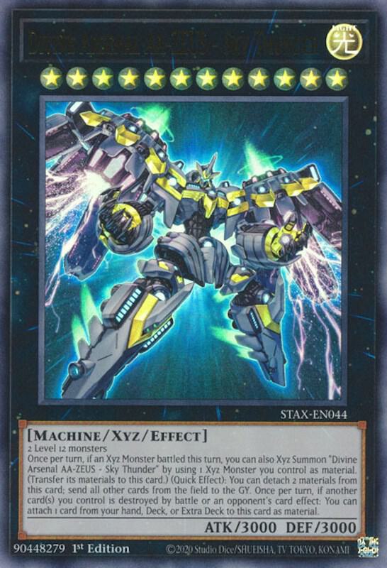 Divine Arsenal AA-ZEUS - Sky Thunder STAX-EN044 card from 2-Player Starter Set