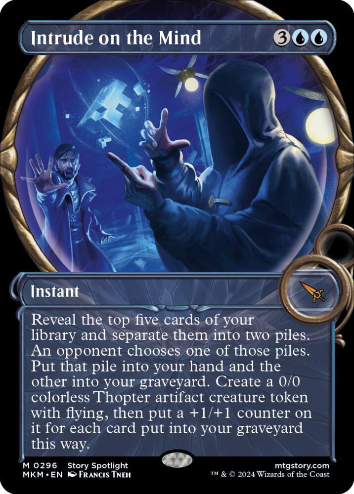 Intrude on the Mind (Showcase) 296 card from Murders at Karlov Manor