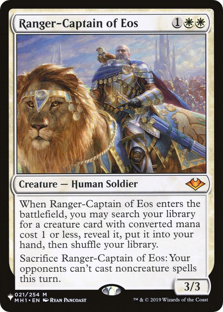 Ranger-Captain of Eos 021/254 card from The List Reprints