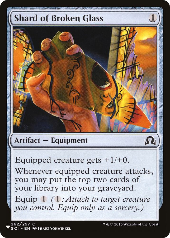 Shard of Broken Glass 262/297 card from The List Reprints