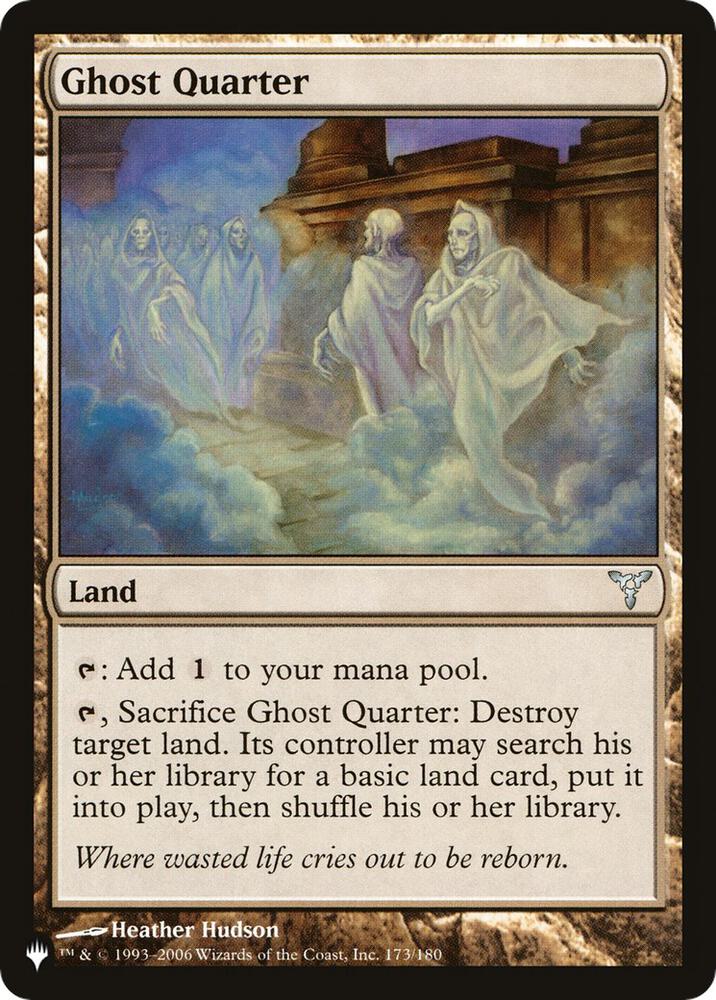 Ghost Quarter (DIS) 173/180 card from The List Reprints
