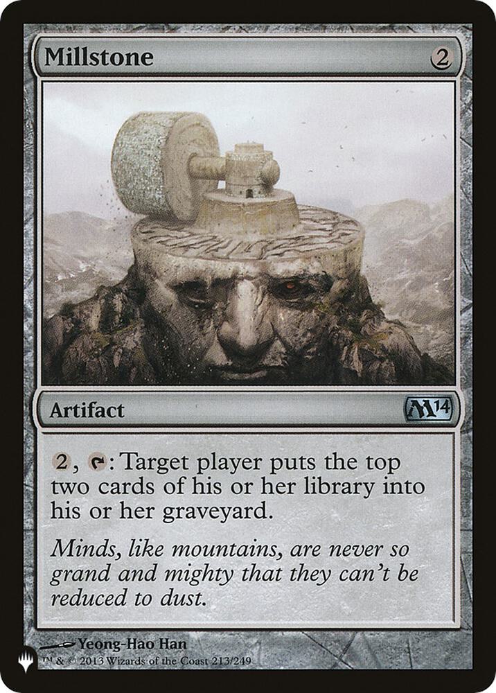 Millstone (M14) 213/249 card from The List Reprints