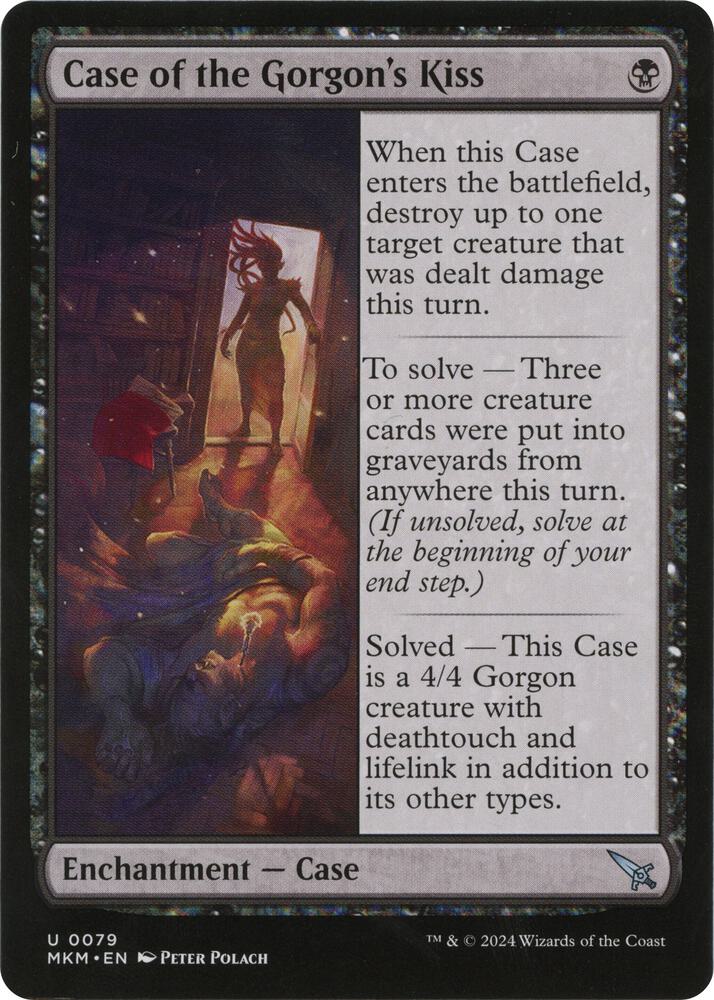 Case of the Gorgon's Kiss (a) 79 card from Murders at Karlov Manor