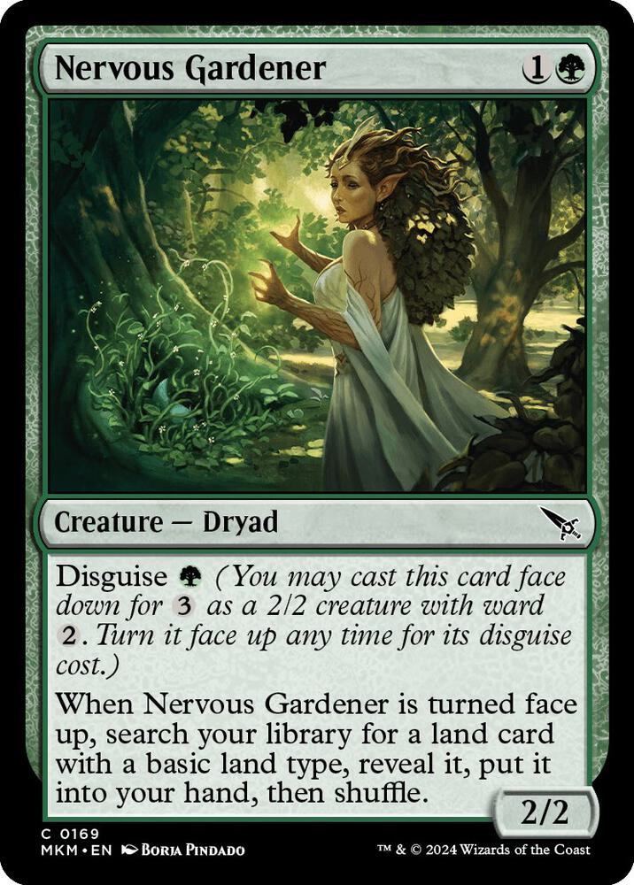 Nervous Gardener 169 card from Murders at Karlov Manor