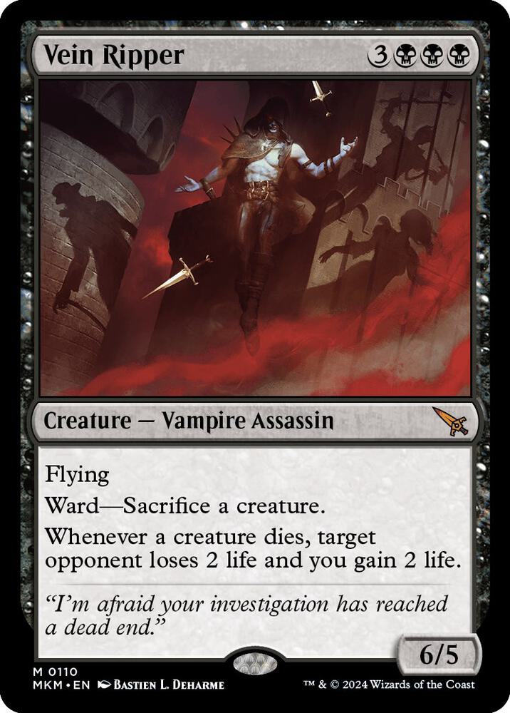 Vein Ripper 110 card from Murders at Karlov Manor