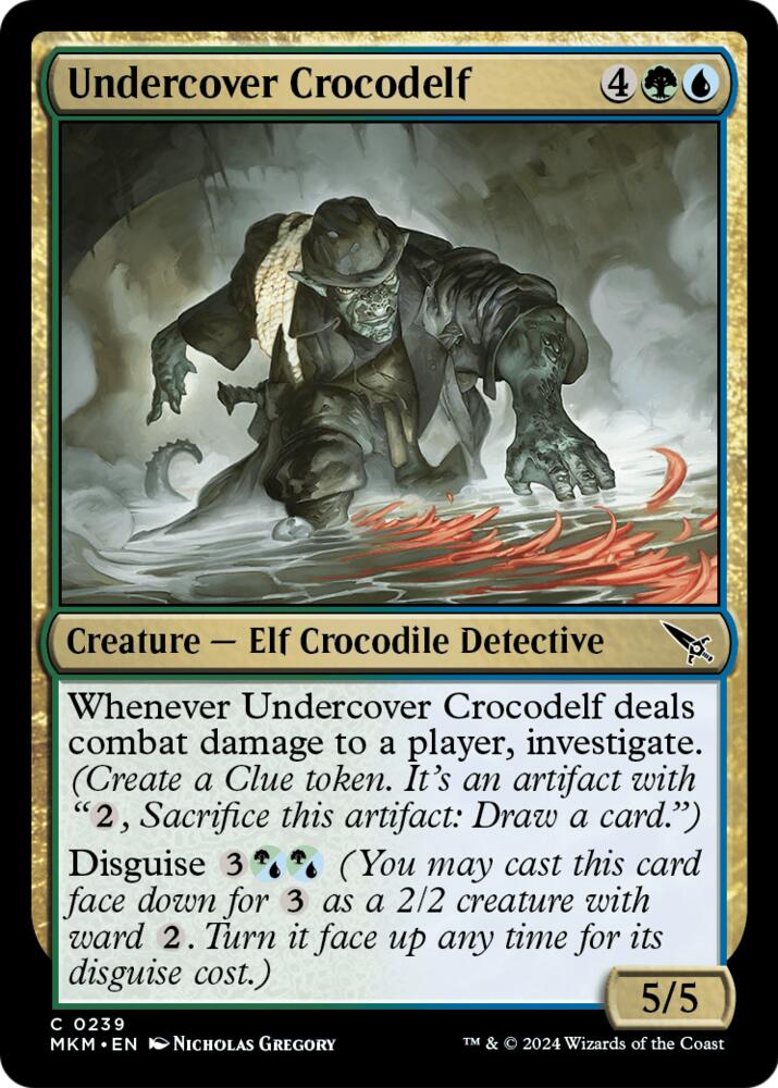 Undercover Crocodelf (a) 239 card from Murders at Karlov Manor