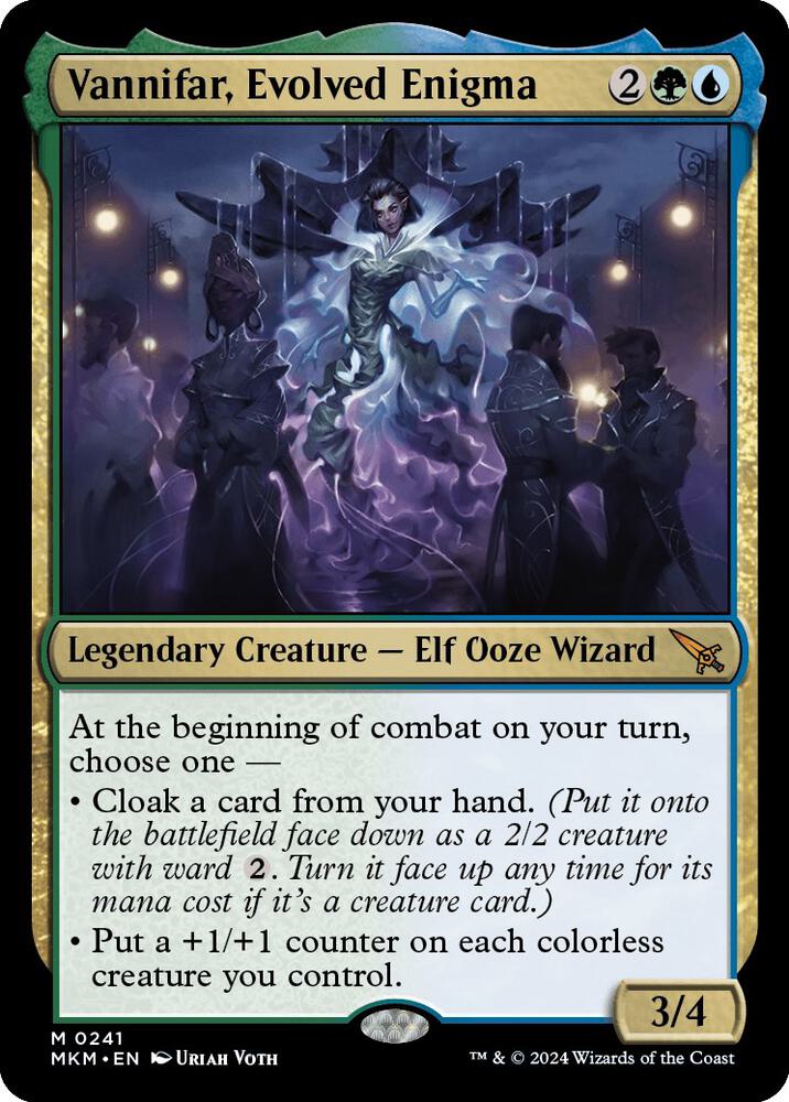 Vannifar, Evolved Enigma 241 card from Murders at Karlov Manor