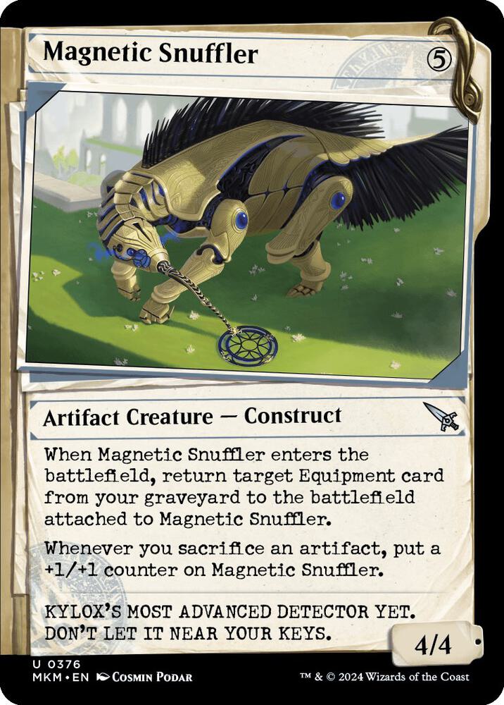 Magnetic Snuffler (Showcase) 376 card from Murders at Karlov Manor