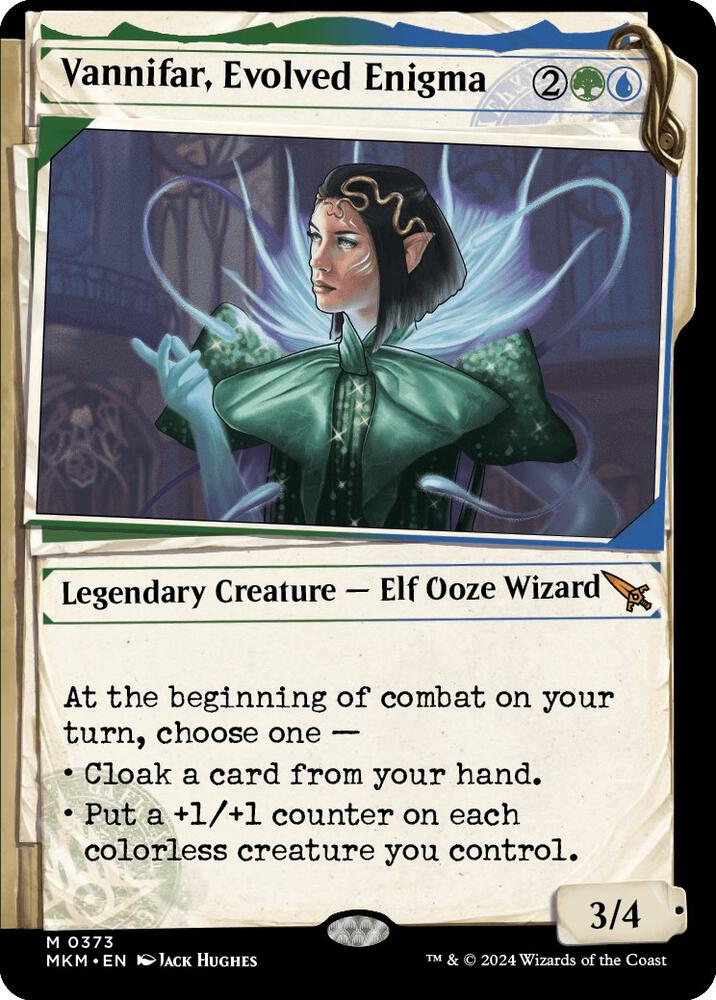 Vannifar, Evolved Enigma (Showcase) 373 card from Murders at Karlov Manor