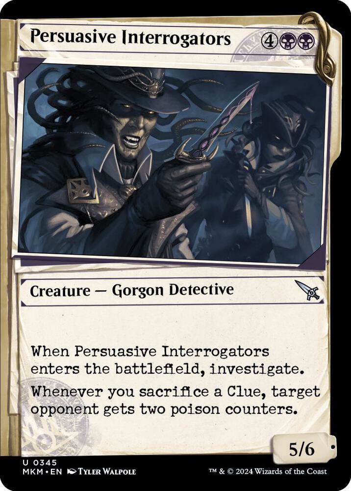 Persuasive Interrogators (Showcase) 345 card from Murders at Karlov Manor