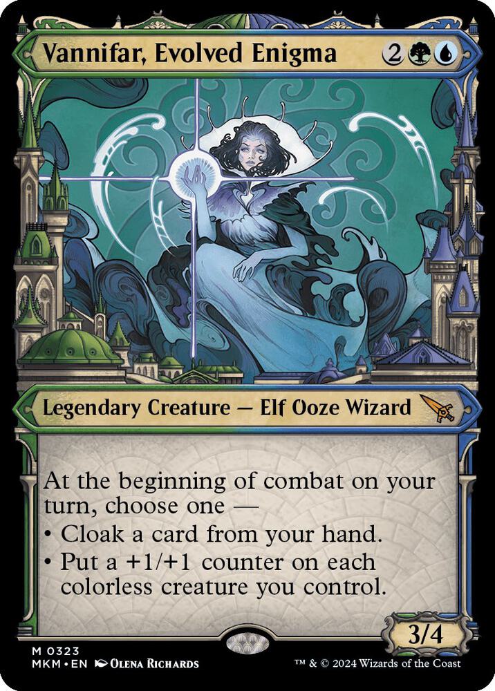 Vannifar, Evolved Enigma (Showcase) 323 card from Murders at Karlov Manor