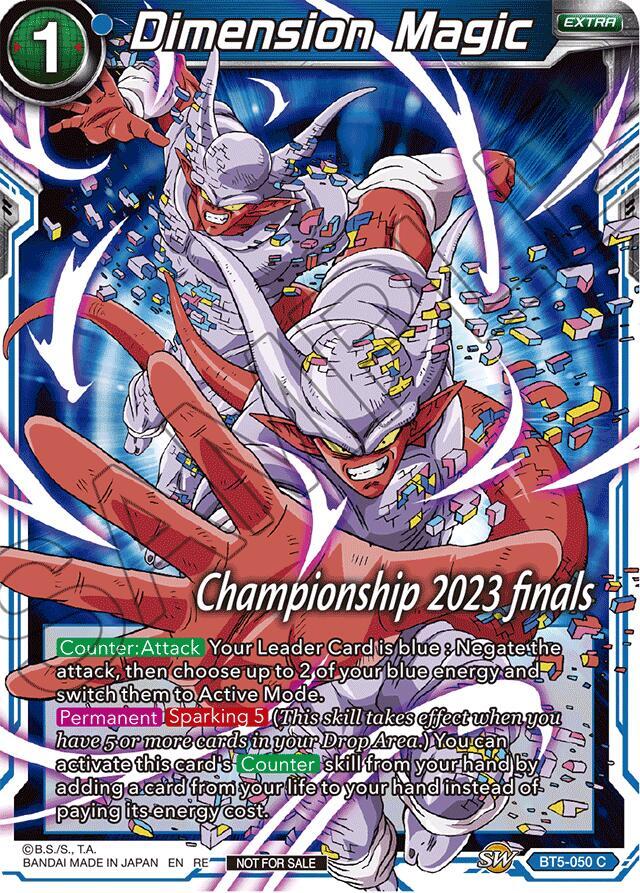 Dimension Magic (2023 Championship Finals Celebration Pack) BT5-050 card from Tournament Promotion Cards