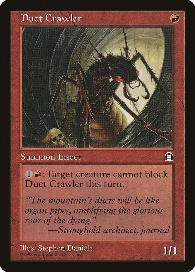 Duct Crawler card from Stronghold