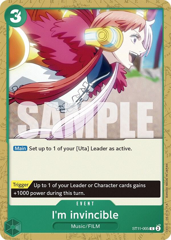 I'm invincible ST11-005 card from Starter Deck 11: Uta