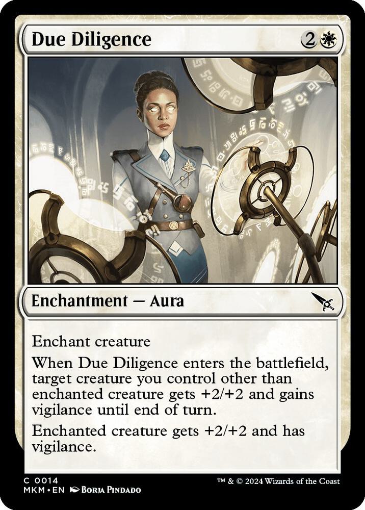 Due Diligence 14 card from Murders at Karlov Manor