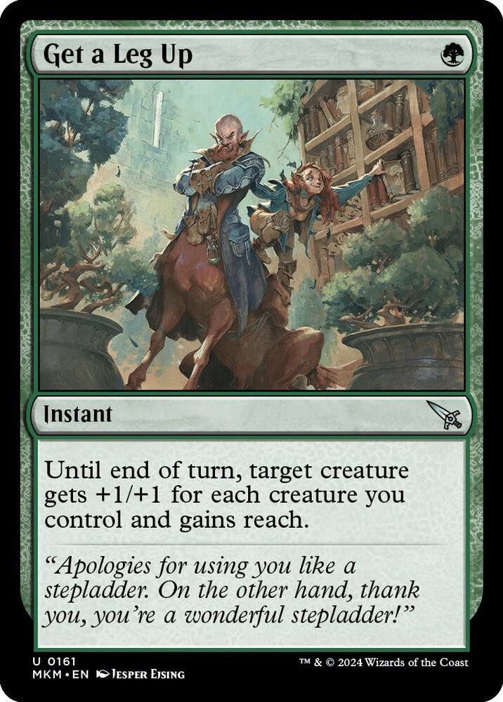 Get a Leg Up 161 card from Murders at Karlov Manor