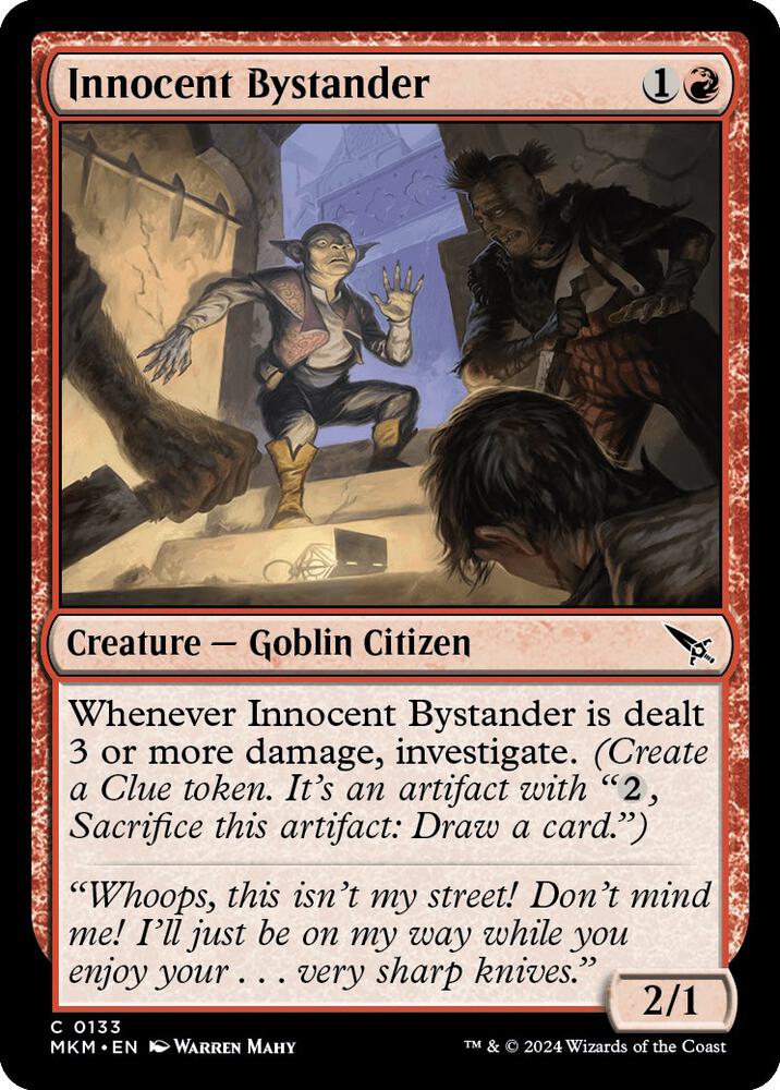 Innocent Bystander 133 card from Murders at Karlov Manor