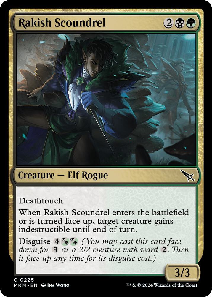 Rakish Scoundrel 225 card from Murders at Karlov Manor