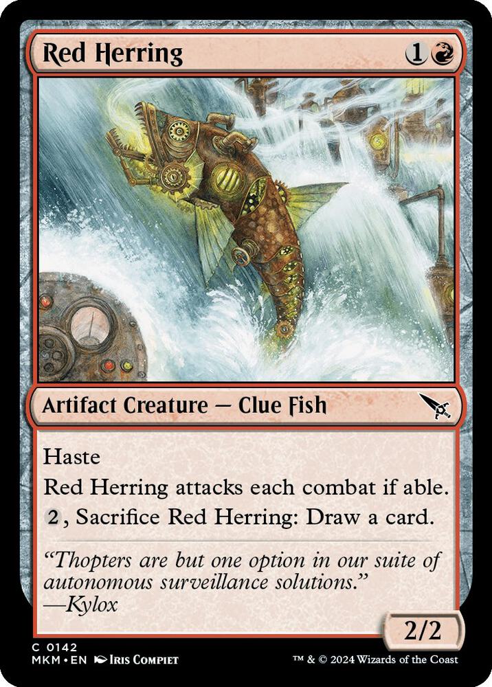 Red Herring 142 card from Murders at Karlov Manor