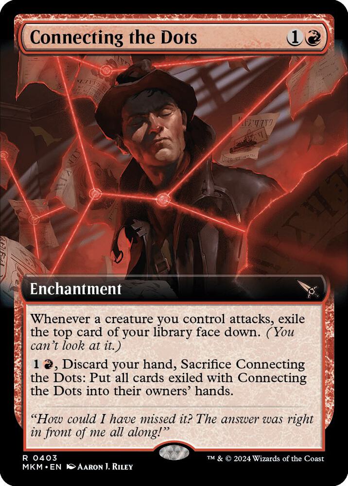 Connecting the Dots (Extended Art) 403 card from Murders at Karlov Manor