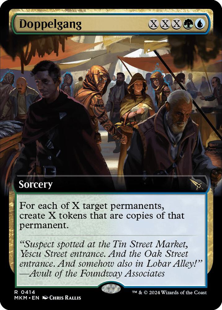 Doppelgang (Extended Art) 414 card from Murders at Karlov Manor