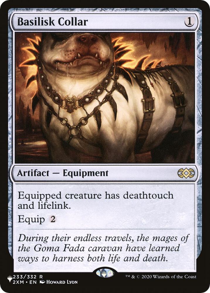 Basilisk Collar (2XM) 233/332 card from The List Reprints