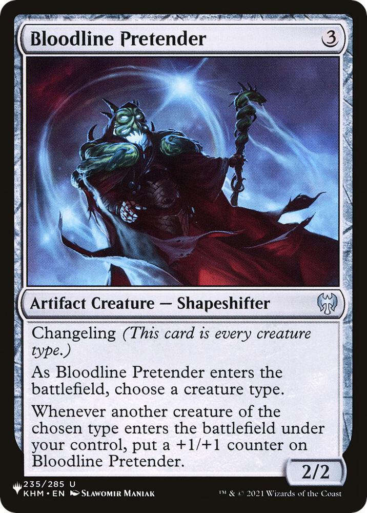 Bloodline Pretender 235/285 card from The List Reprints