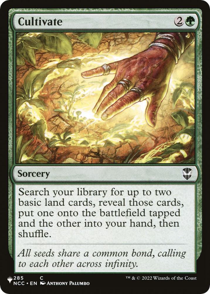 Cultivate (NCC) 285/093 card from The List Reprints