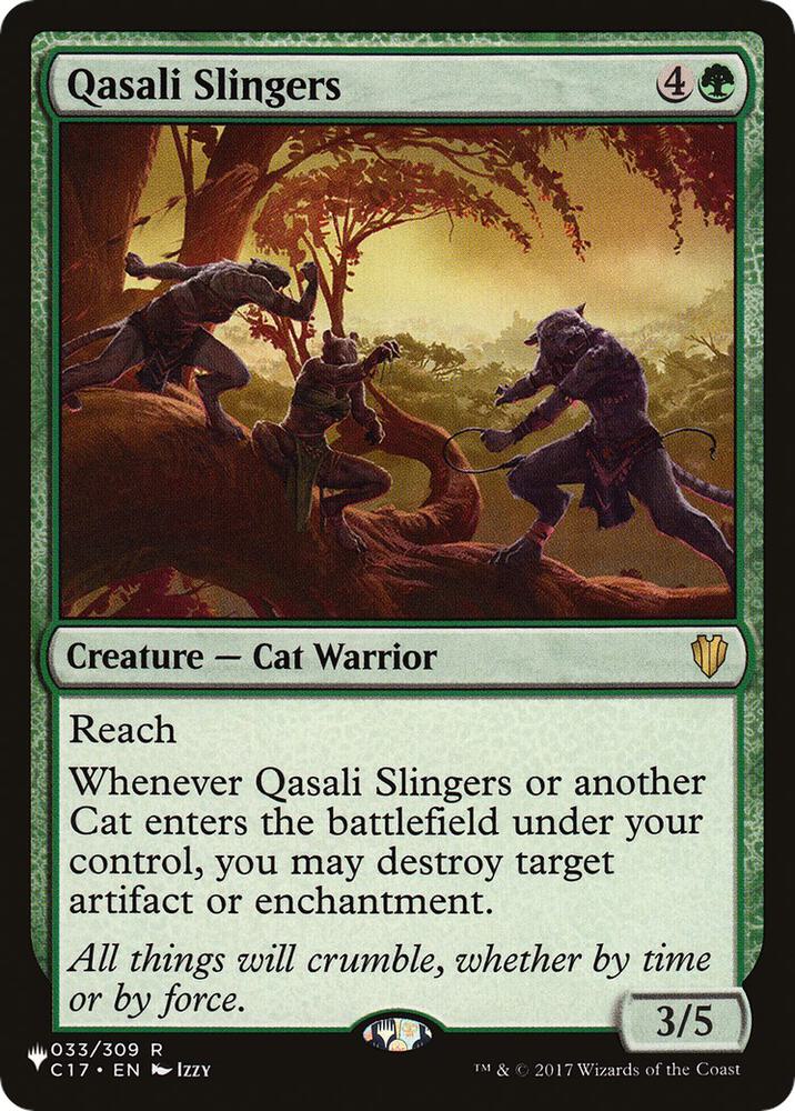 Qasali Slingers 033/309 card from The List Reprints