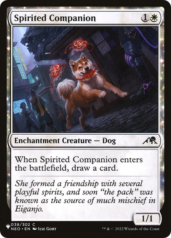 Spirited Companion 038/302 card from The List Reprints