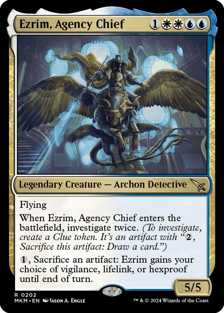 Ezrim, Agency Chief 202 card from Murders at Karlov Manor