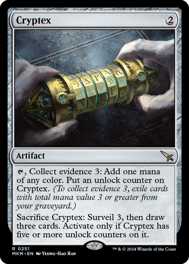 Cryptex 251 card from Murders at Karlov Manor
