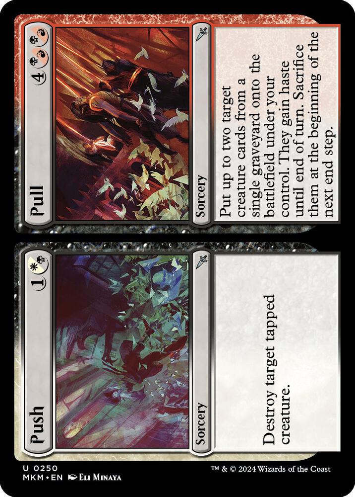 Push // Pull 250 card from Murders at Karlov Manor