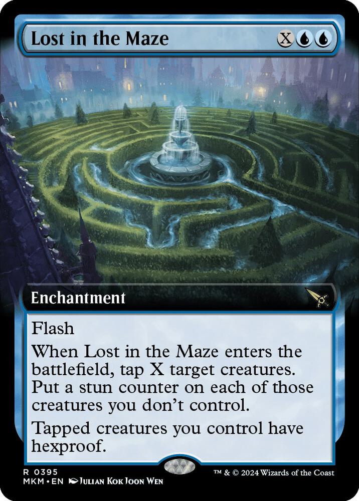 Lost in the Maze (Extended Art) 395 card from Murders at Karlov Manor