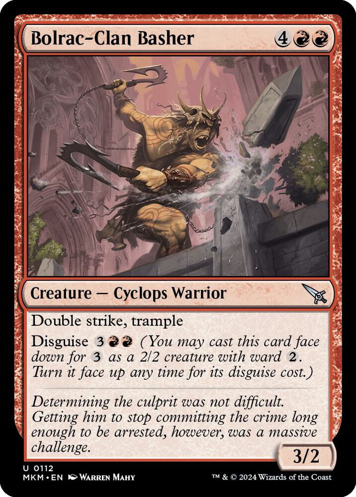 Bolrac-Clan Basher 112 card from Murders at Karlov Manor