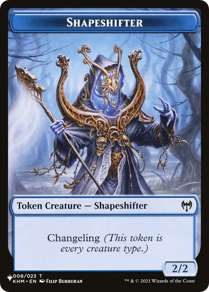 Shapeshifter // Rat Double-Sided Token 8 // 3 card from The List Reprints