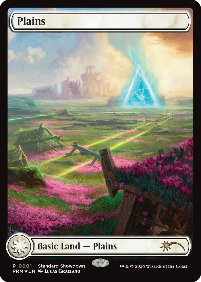 Plains (Lucas Graciano) 1 card from Standard Showdown Promos
