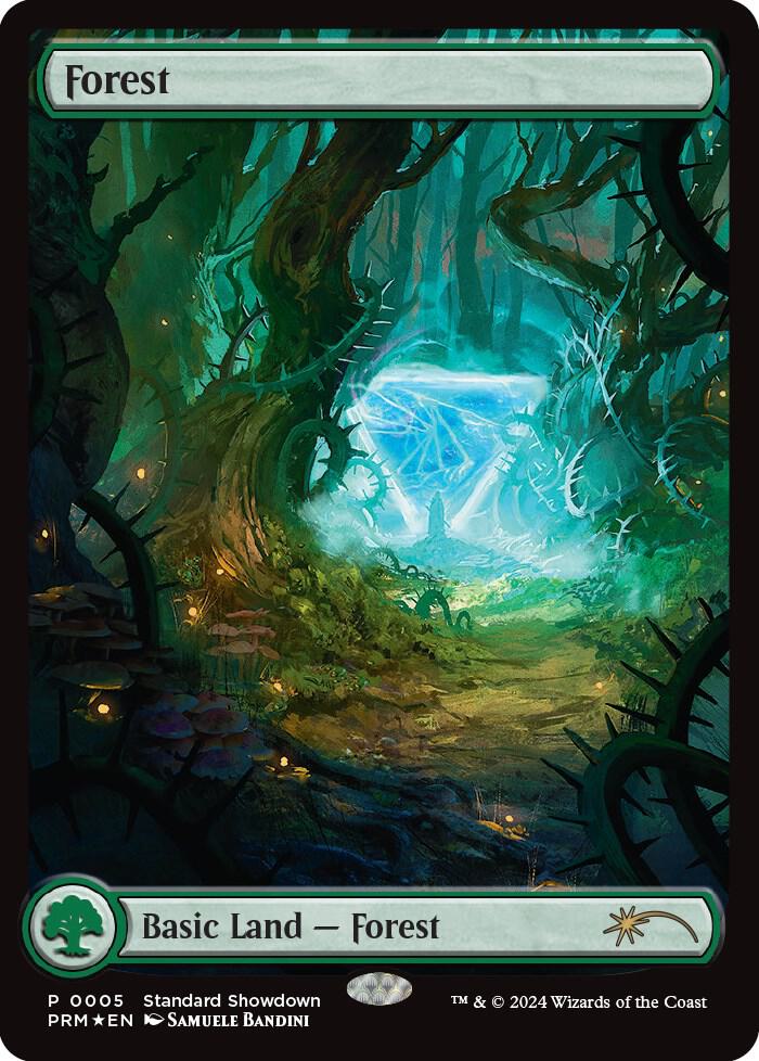Forest (Samuele Bandini) 5 card from Standard Showdown Promos
