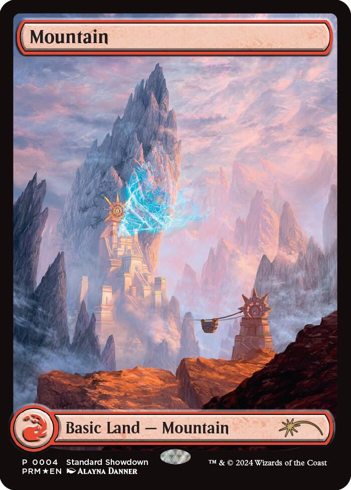 Mountain (Alayna Danner) (2024) 4 card from Standard Showdown Promos