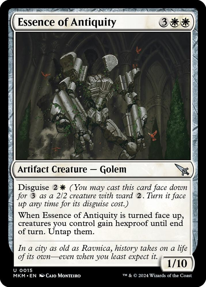 Essence of Antiquity 15 card from Murders at Karlov Manor