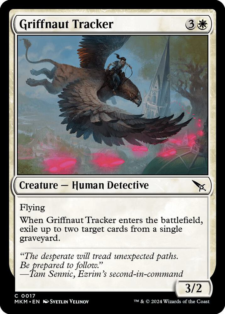 Griffnaut Tracker 17 card from Murders at Karlov Manor