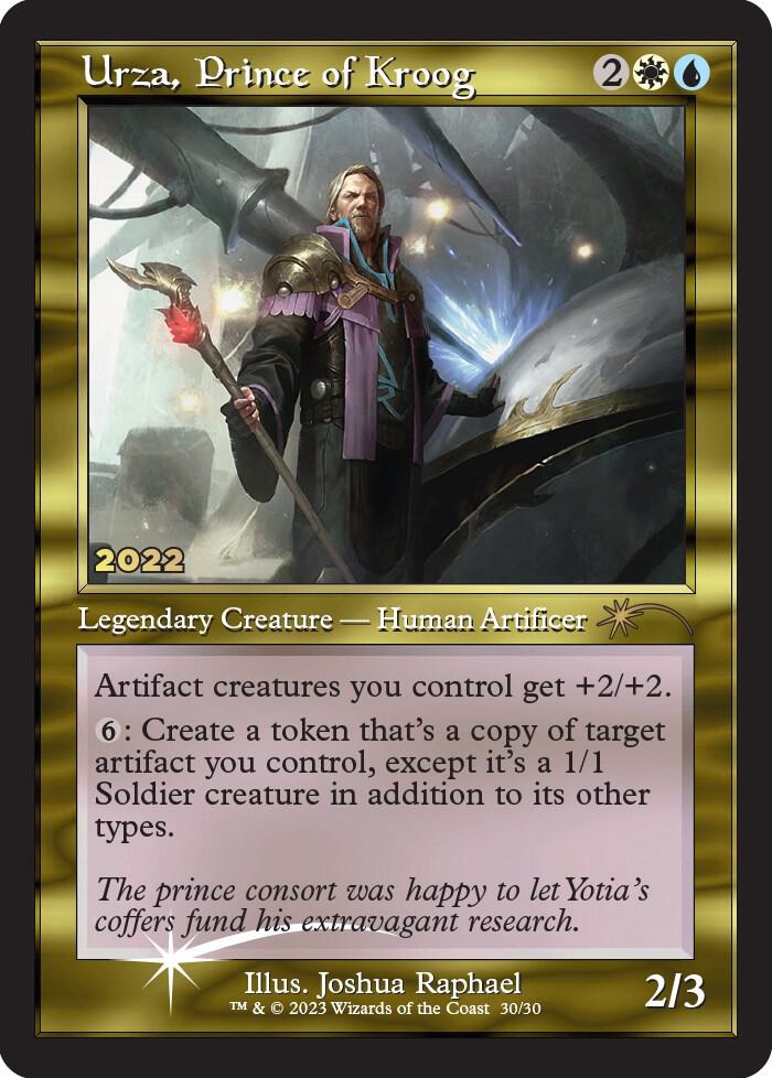Urza, Prince of Kroog 30 card from 30th Anniversary Promos