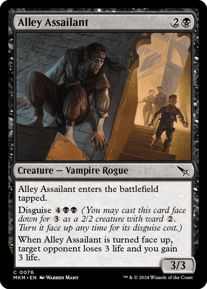 Alley Assailant 76 card from Murders at Karlov Manor