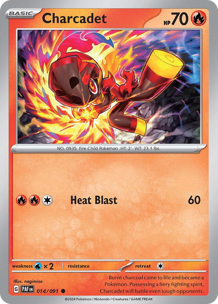 Charcadet 014/091 card from SV: Paldean Fates