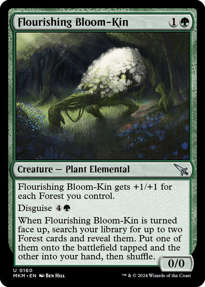 Flourishing Bloom-Kin 160 card from Murders at Karlov Manor