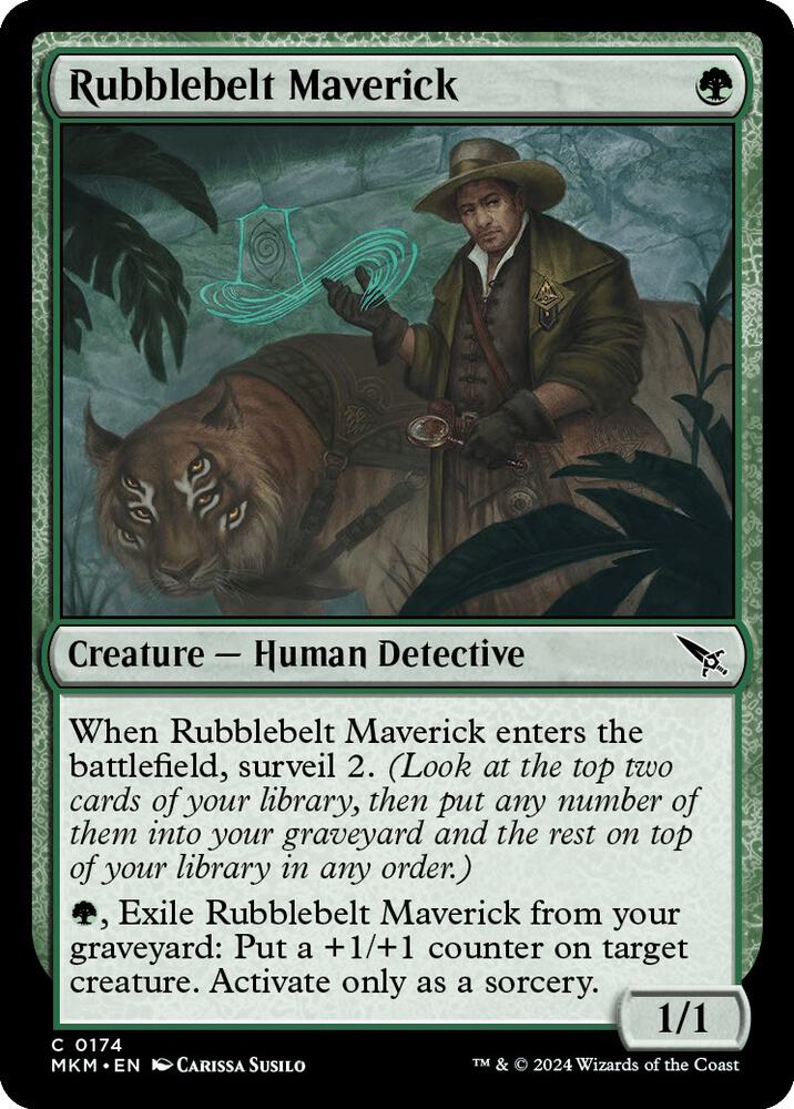 Rubblebelt Maverick 174 card from Murders at Karlov Manor