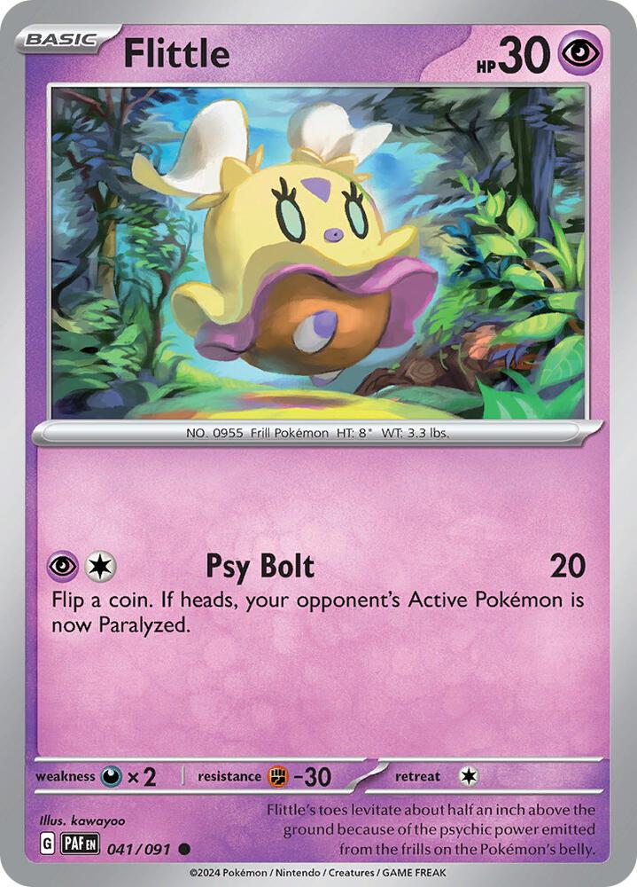 Flittle 041/091 card from SV: Paldean Fates