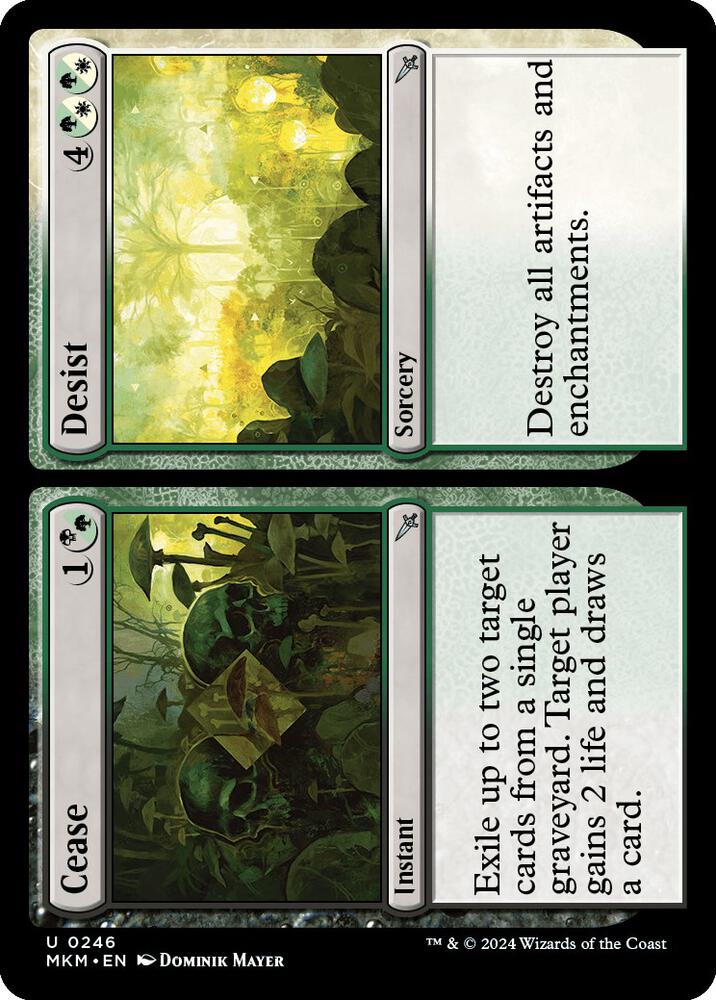 Cease // Desist 246 card from Murders at Karlov Manor